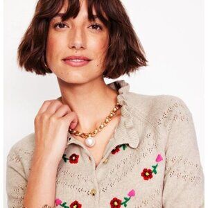Boden Fae Embroidered Cardigan